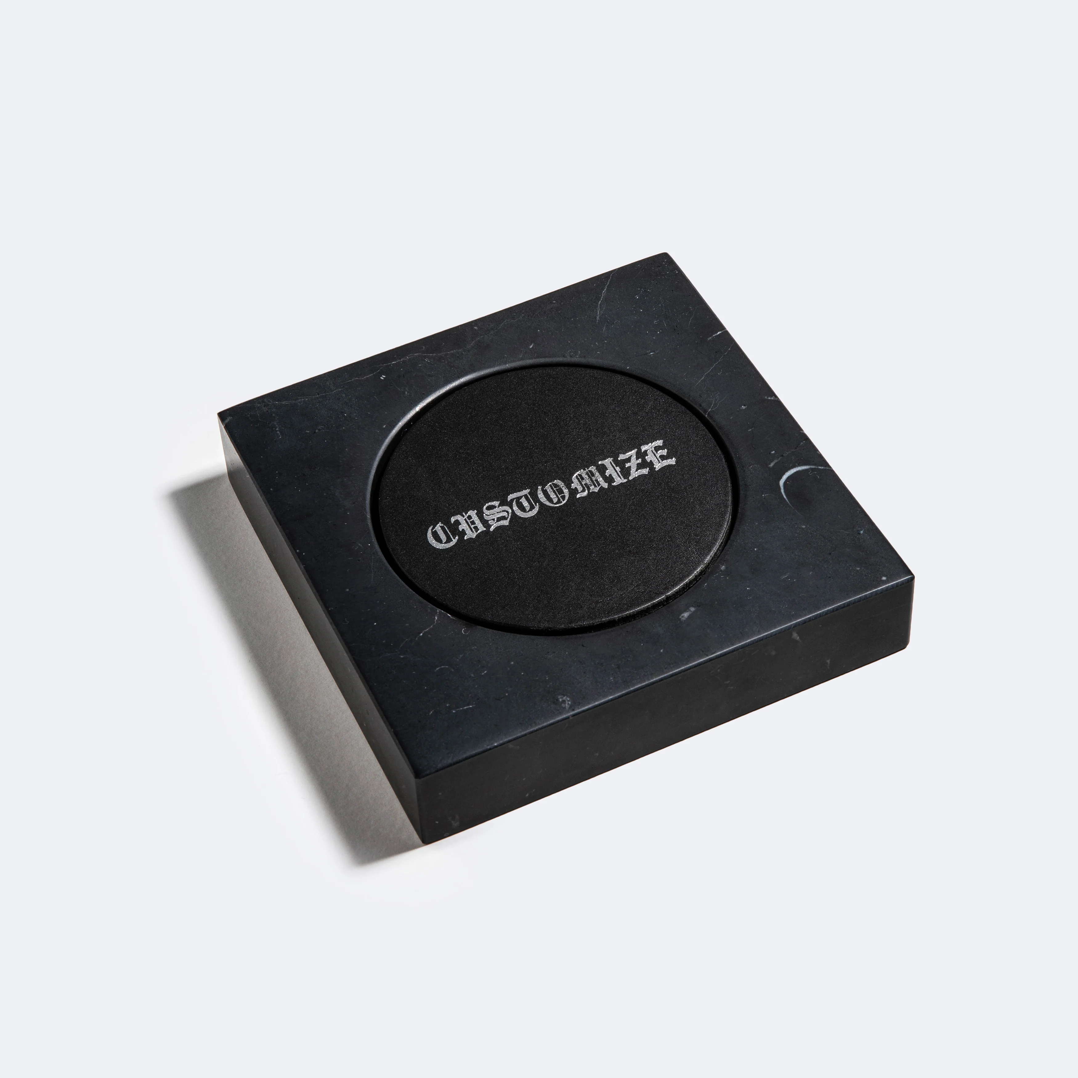 Leather Coasters with Marble Catchall - Image 4