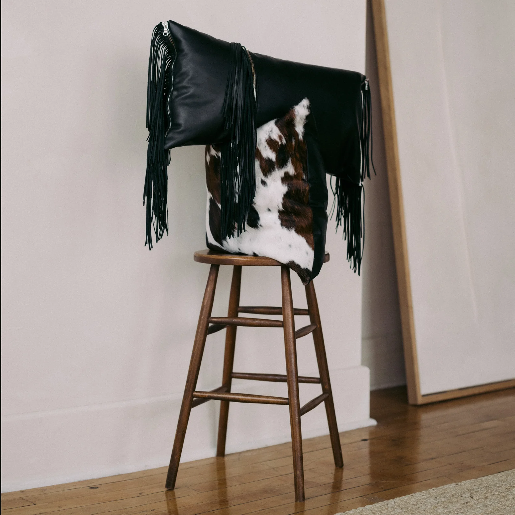 Removable Fringed Pillow - Image 7