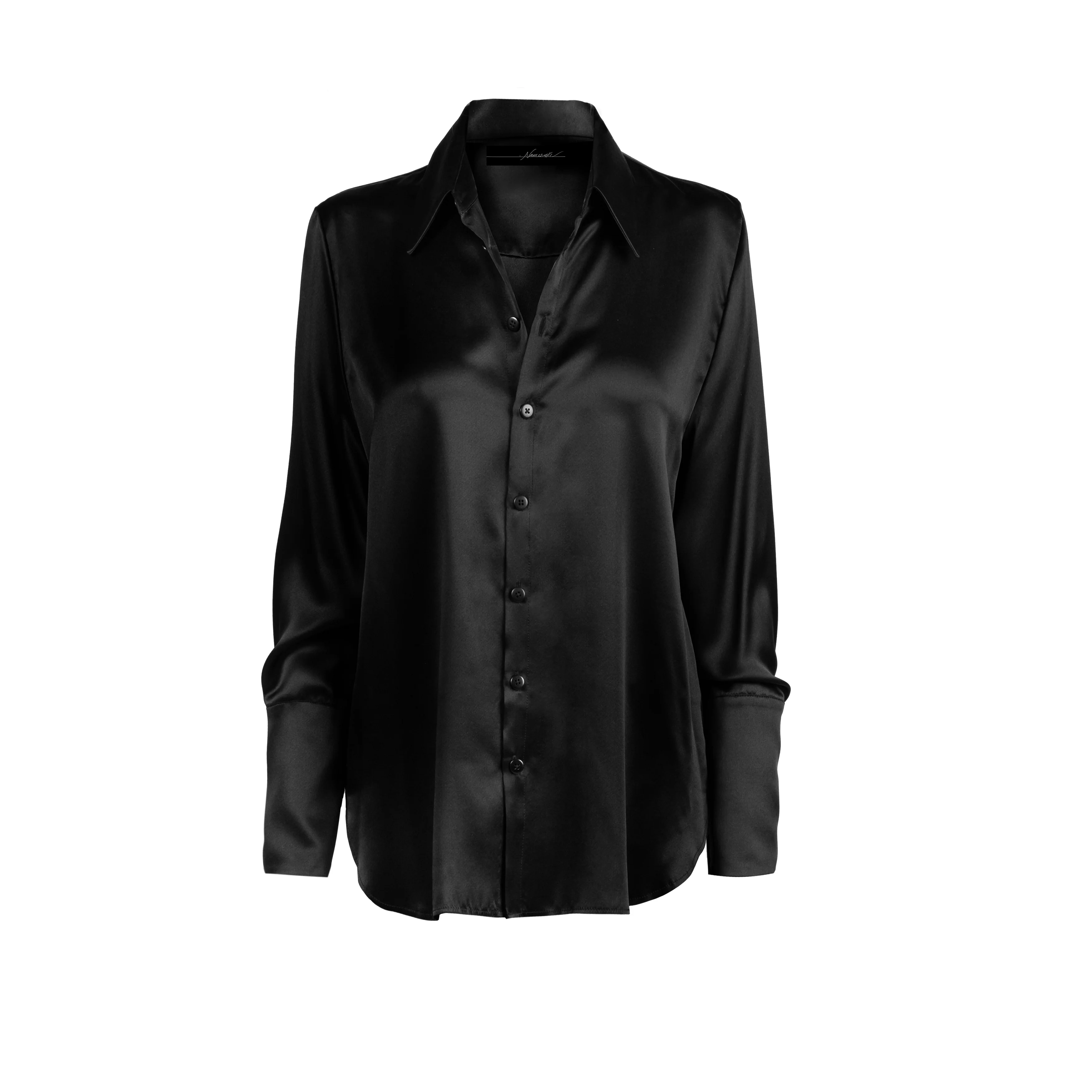 Studio Essential - Long Sleeve Blouse - Black - Image 5