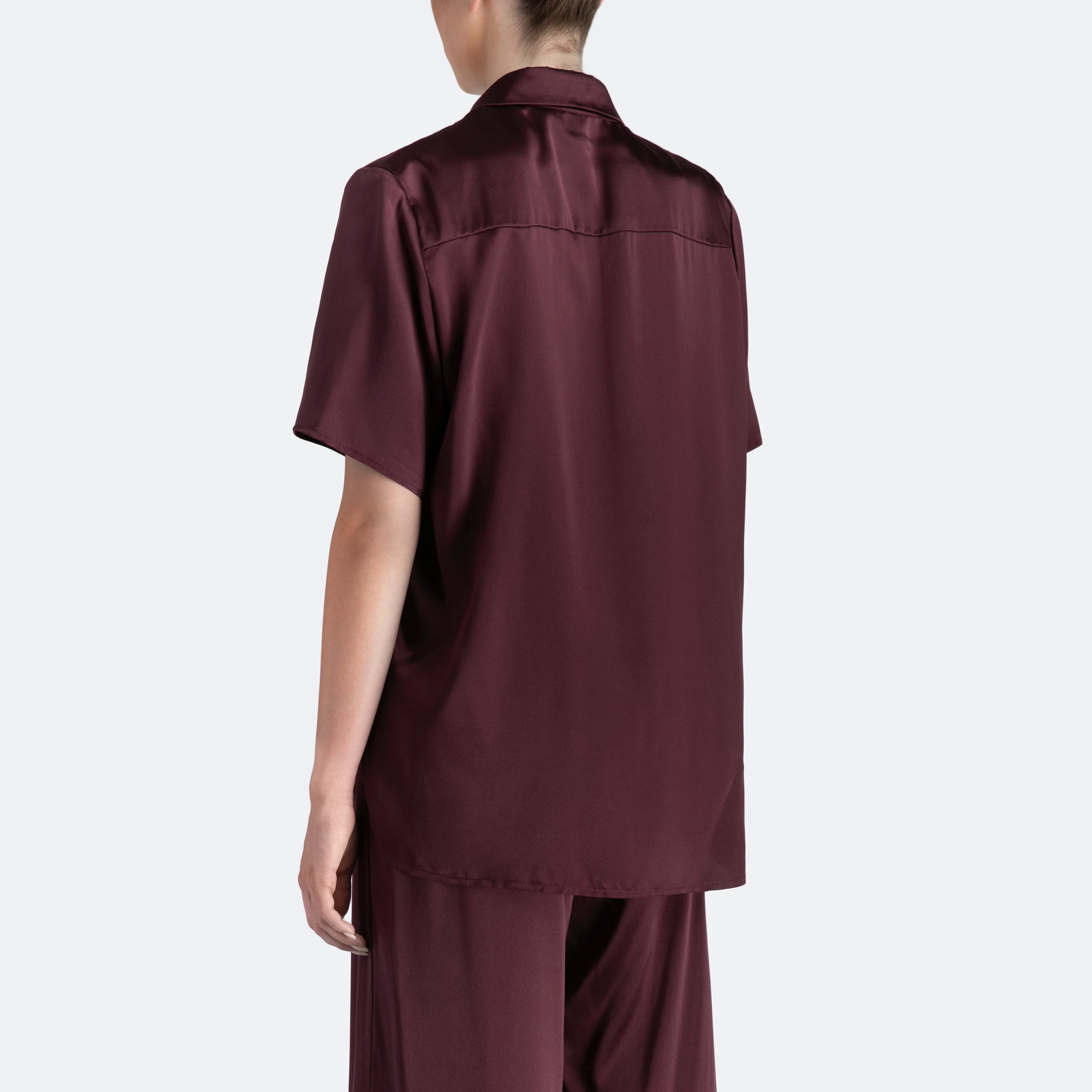 Studio Essential - Short Sleeve Blouse - Pinot - Image 4