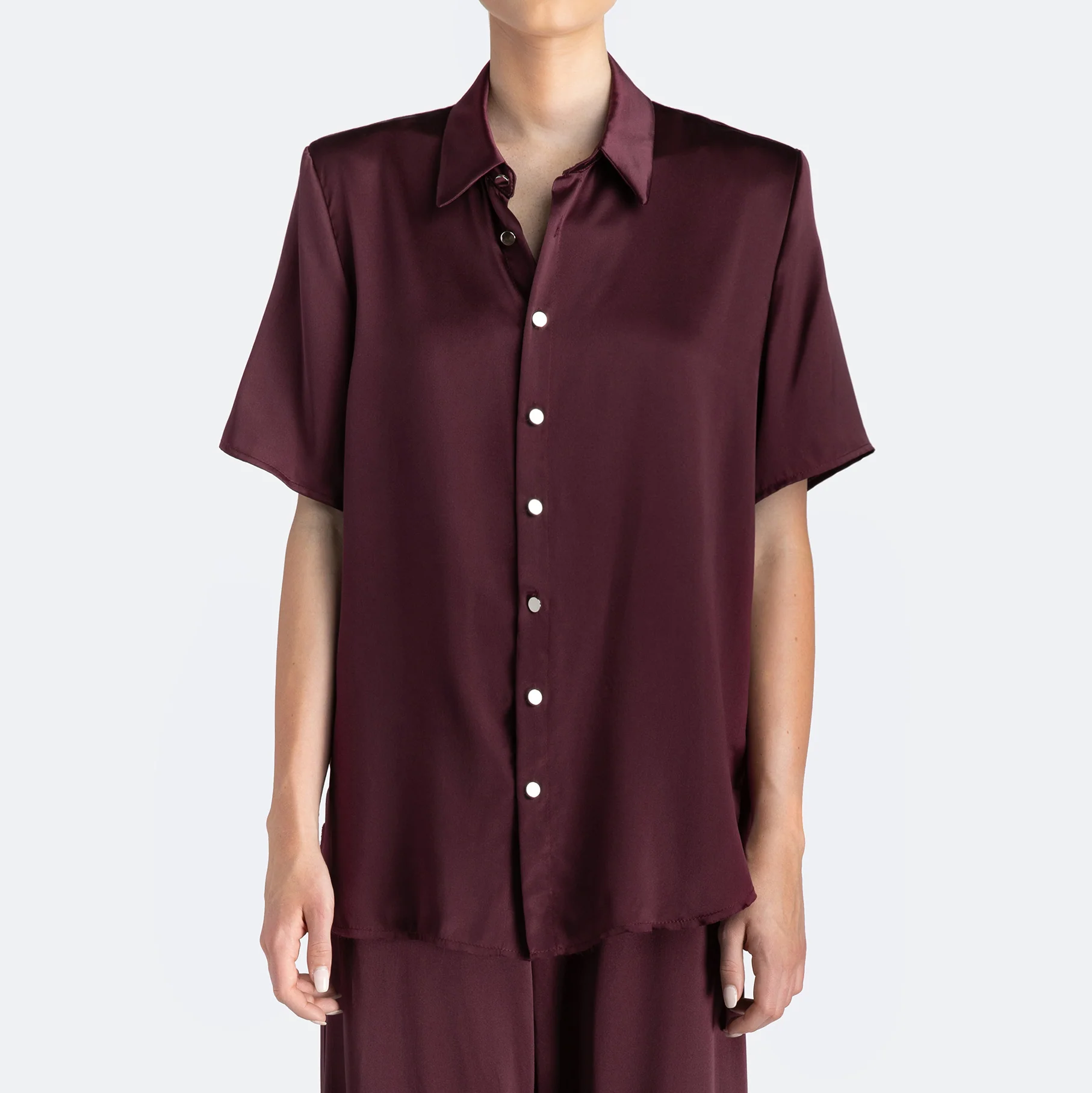 Studio Essential - Short Sleeve Blouse - Pinot - Image 5