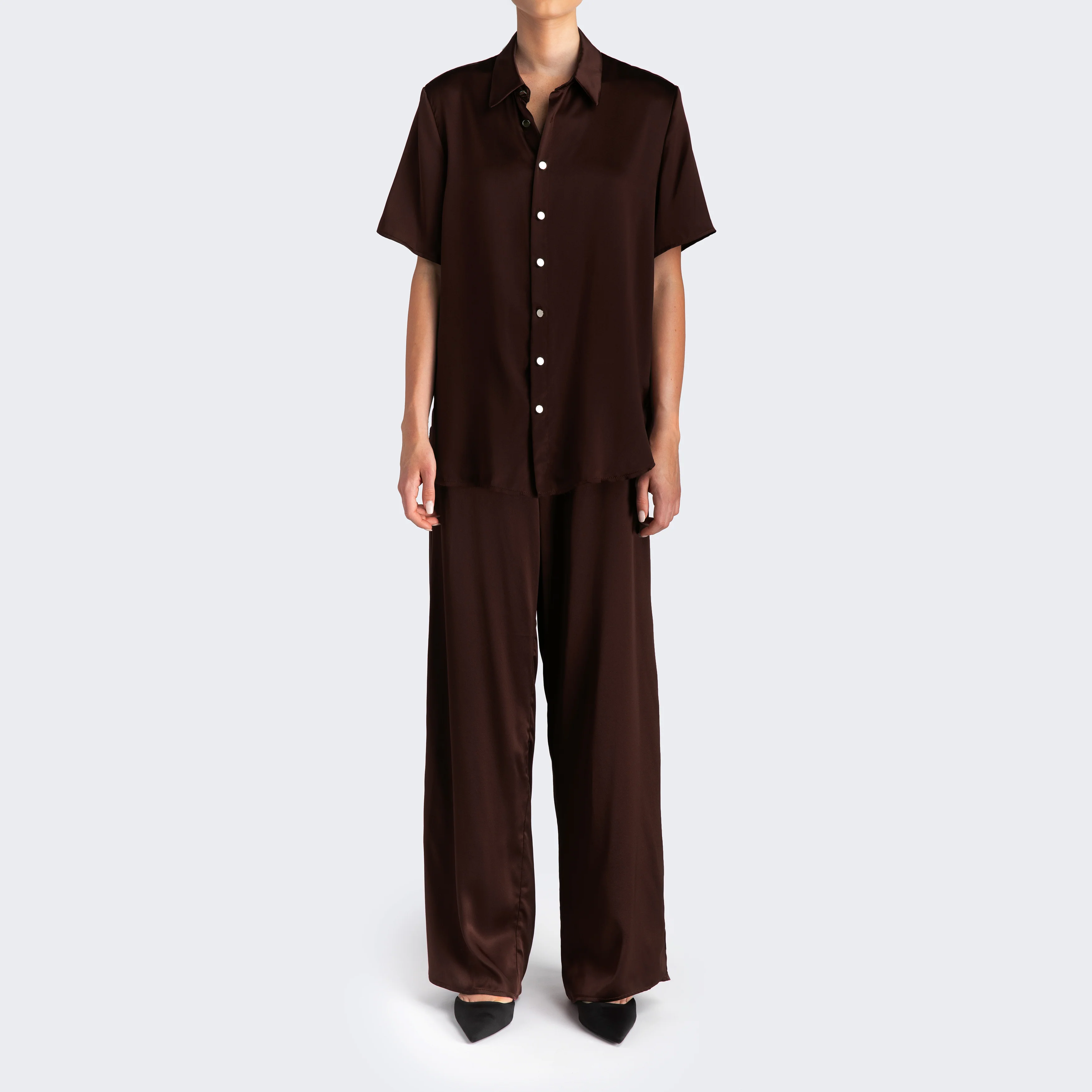 Studio Essential - Lounge Pant - Chocolate - Image 3