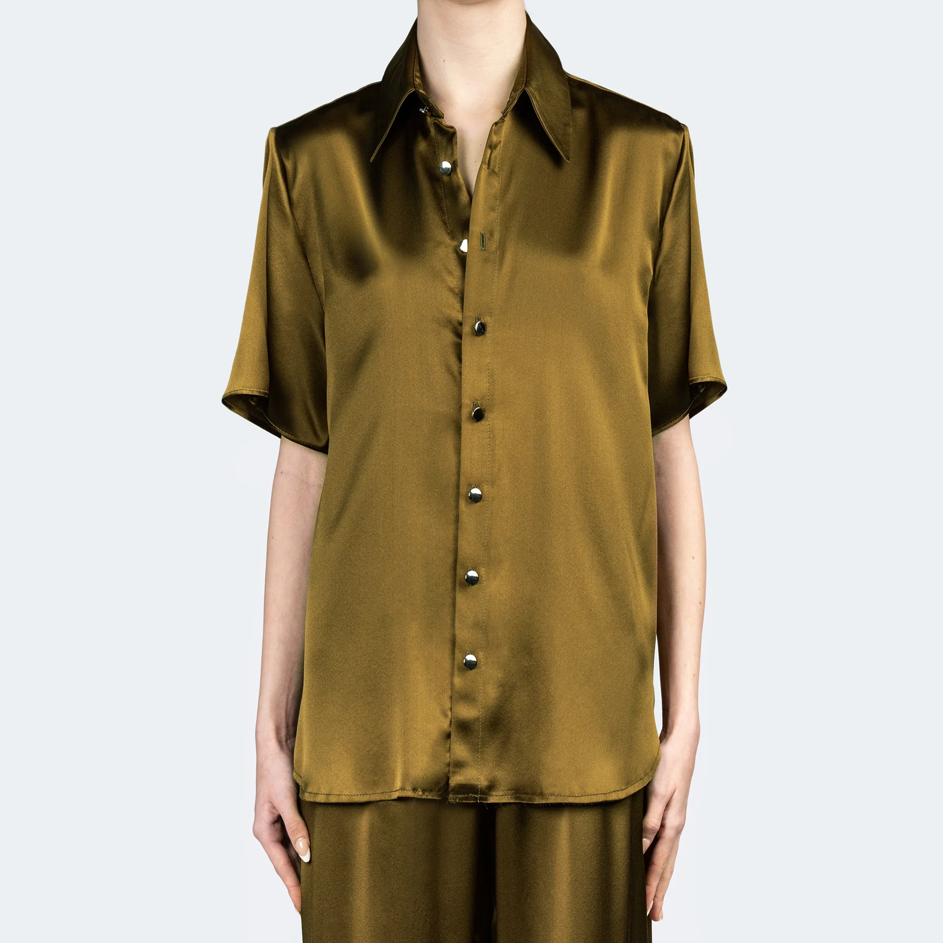 Studio Essential - Short Sleeve Blouse -  Commander - Image 2