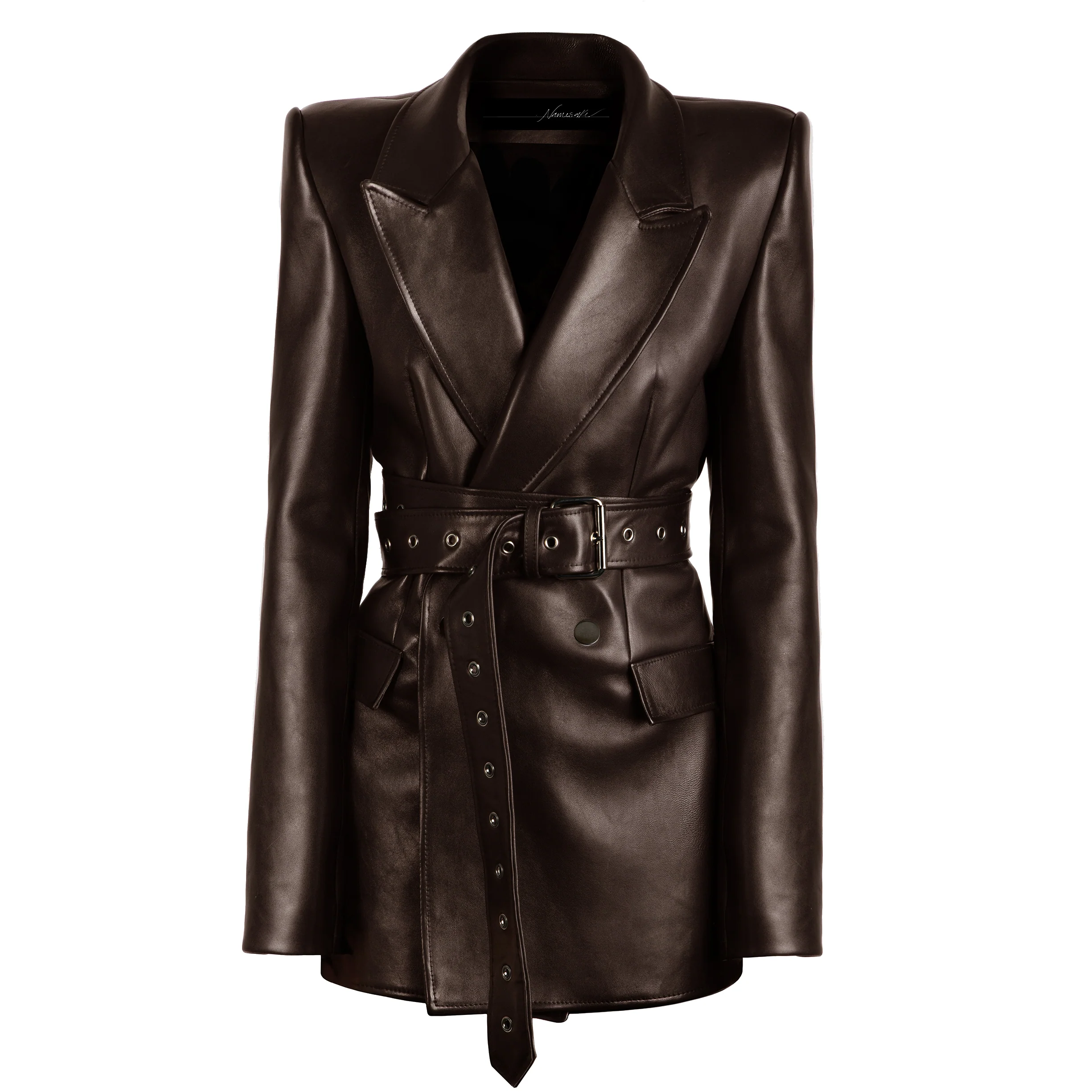 The Kamala Blazer - Chocolate - Image 5