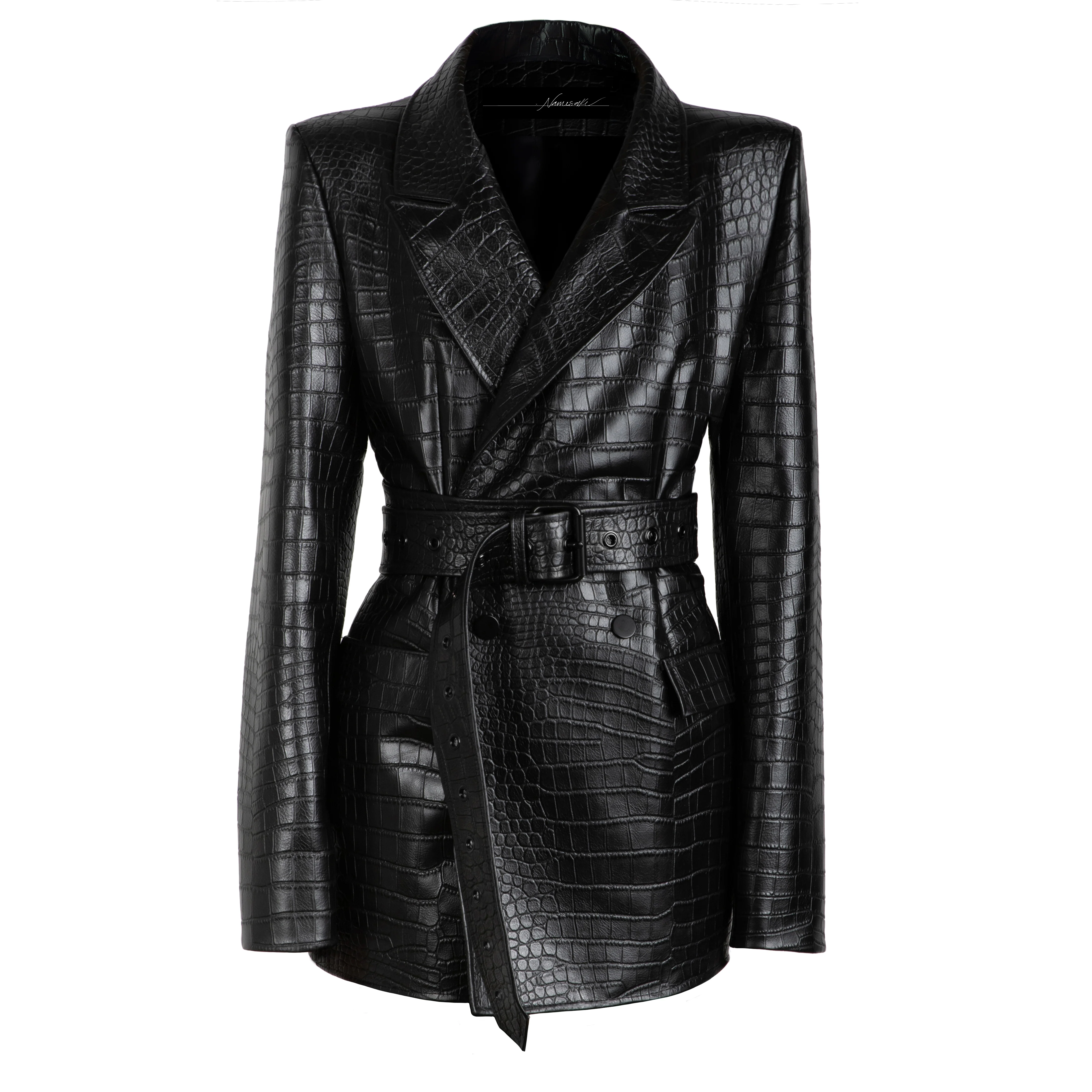 The Kamala Blazer - Croc Embossed - Image 15