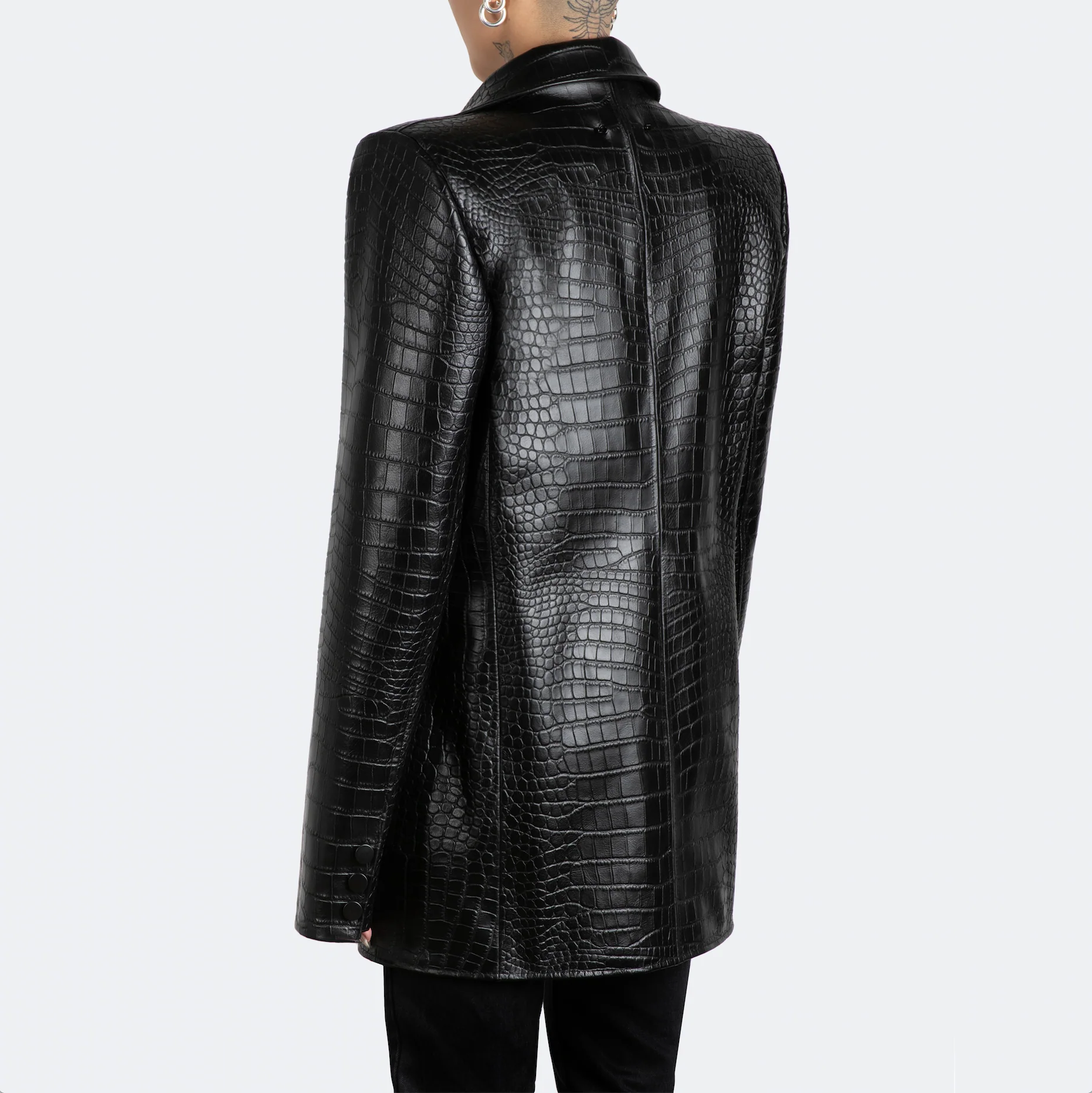 The Kamala Blazer - Croc Embossed - Image 5