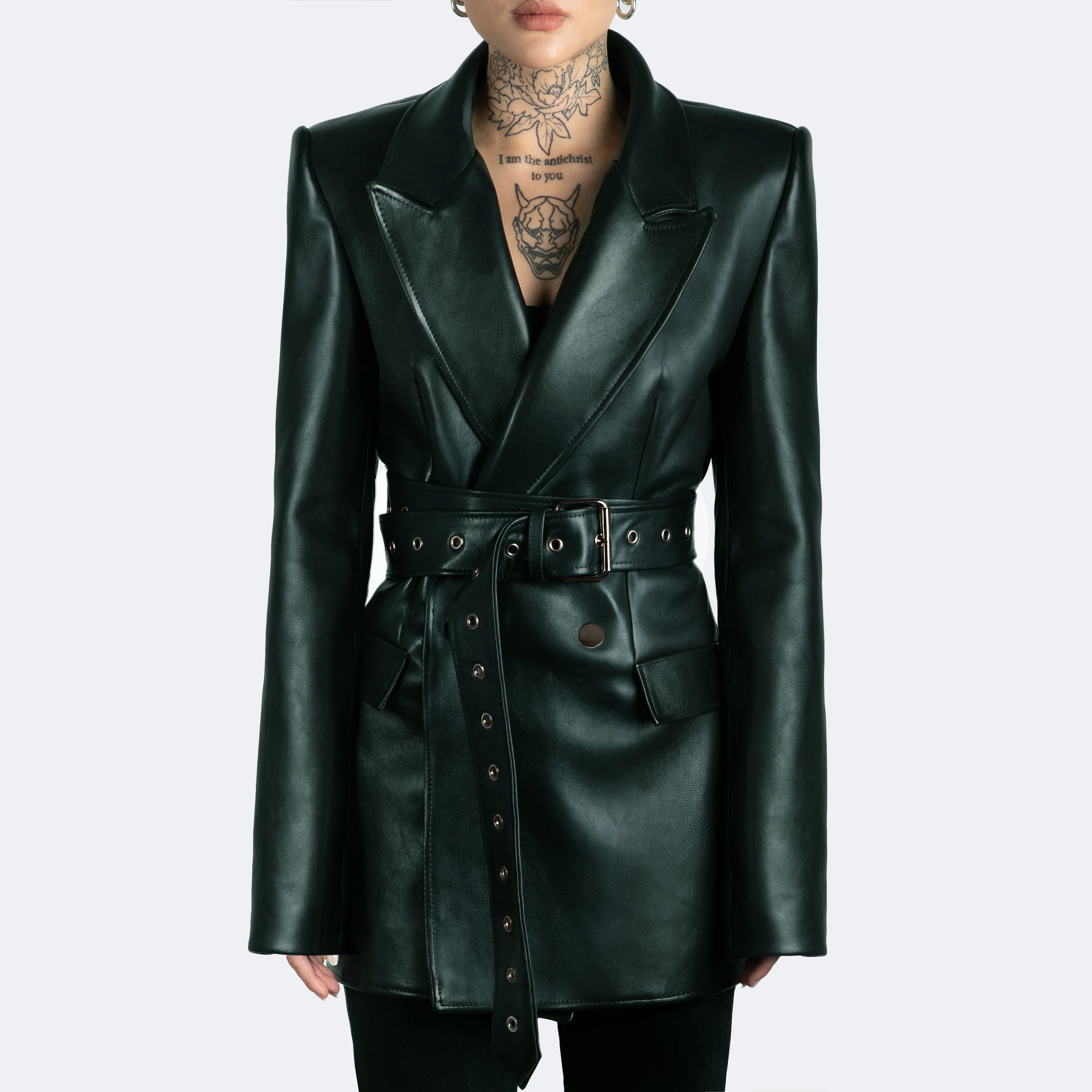 The Kamala Blazer - Emerald - Image 2