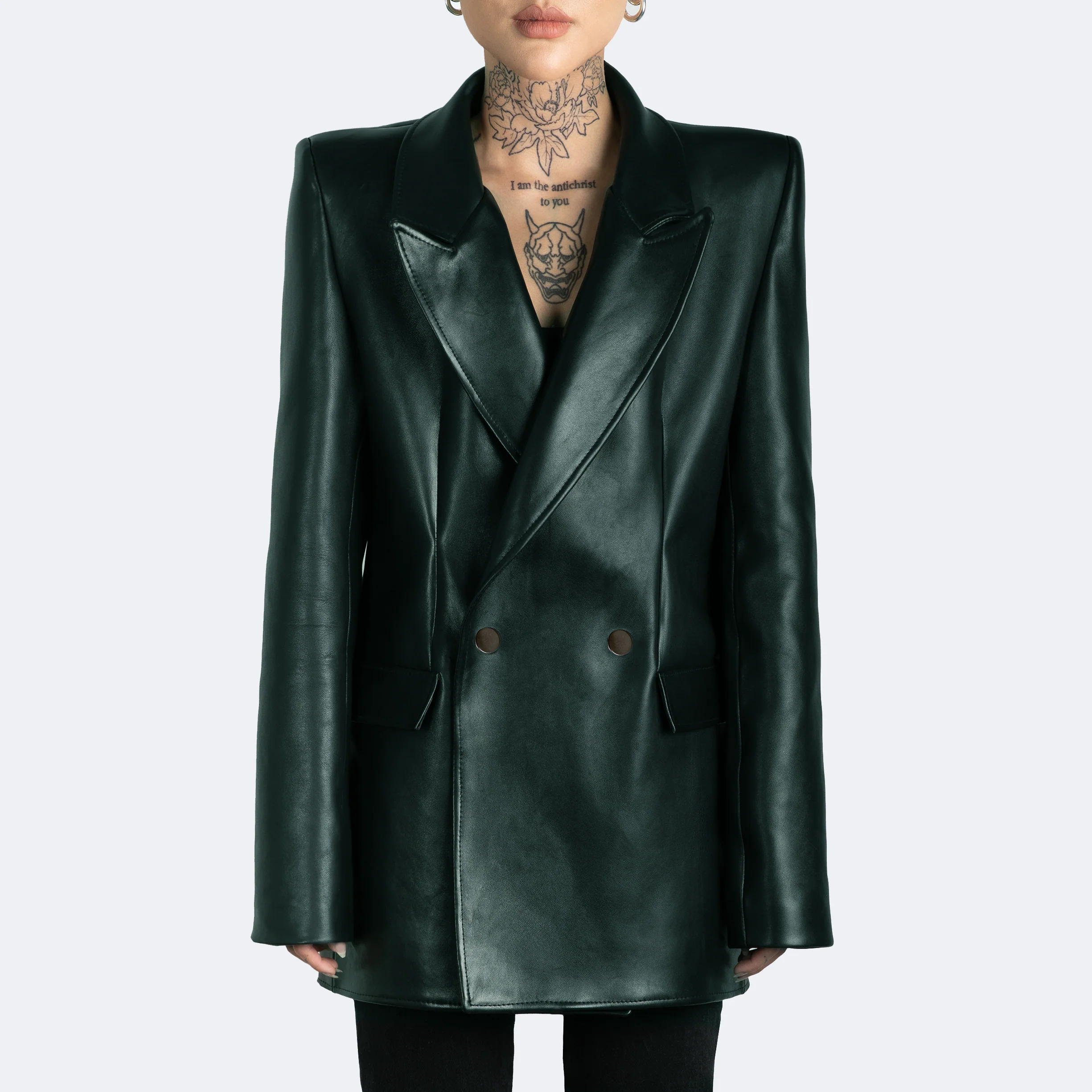 The Kamala Blazer - Emerald - Image 3