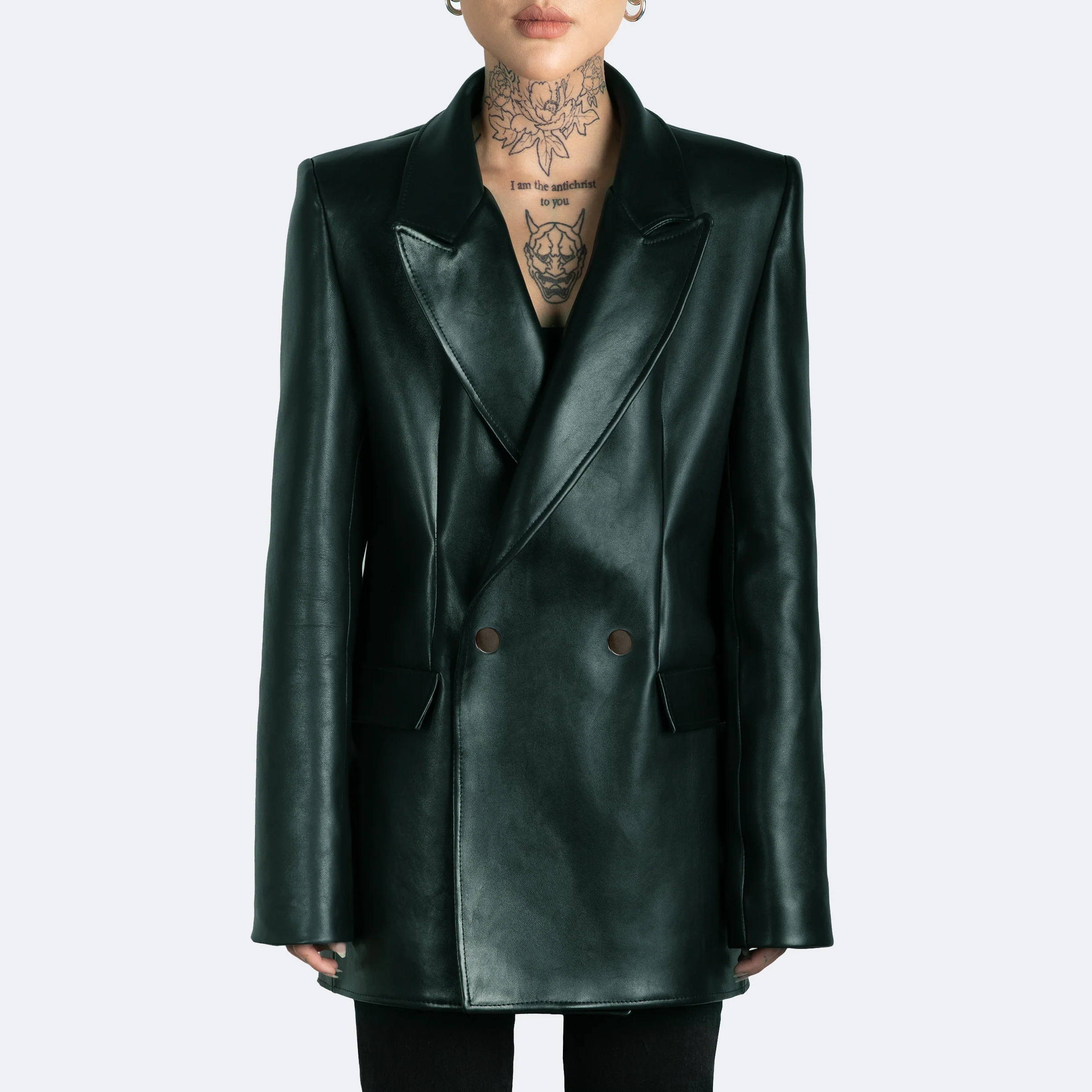 The Kamala Blazer - Emerald - Image 4